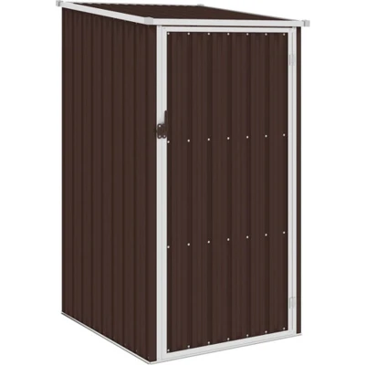Afbeelding van Tuinschuur 87x98x159 cm gegalvaniseerd staal bruin