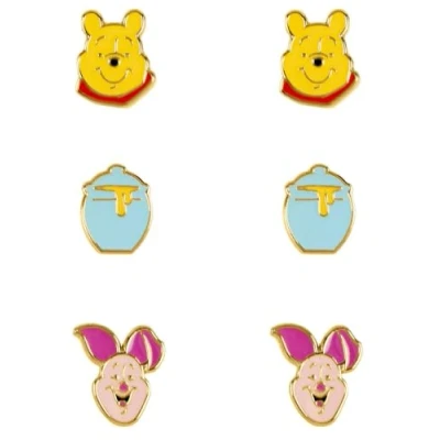 Afbeelding van Peershardy Disney Winnie the Pooh stud earrings / oorbellen set Jewelry