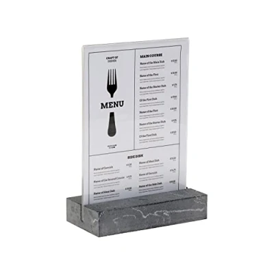 Afbeelding van Kaarthouder Luxe Europel A4 21 x 29,7 cm Polystone Antraciet