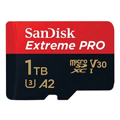 Image de SanDisk Extreme Pro Carte mémoire flash (adaptateur microSDXC vers SD inclus(e)) 1 To A2 / Video Class V30 UHS I U3 Class10