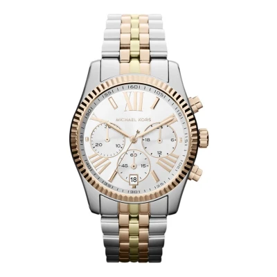 Afbeelding van Michael Kors dames Lexington horloge MK5735 in de kleur Zilver