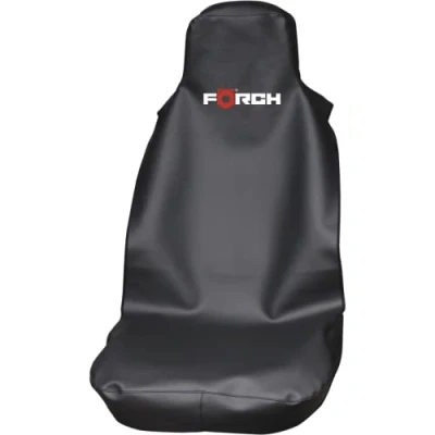 Afbeelding van Stoelbeschermer art leeg zwart met airbag bevestiging workprotector stoelbekleding