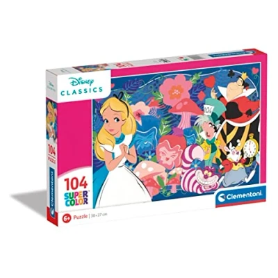 Afbeelding van Clementoni Puzzel 104 Stukjes Disney Classics Alice, Kinderpuzzels, 6 8 jaar, 25748