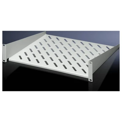 Afbeelding van Rittal 7119.400 19 inch Apparaatbodem voor patchkast 2 HE Vast inbouw Geschikt kastdiepte: vanaf 450 mm Grijs
