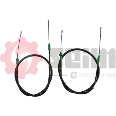 Afbeelding van SEIM 804241 Handremkabel Achter 1637/1302+1637/1302 Trommelrem PEUGEOT: 206 Hatchback, 206+ Hatchback