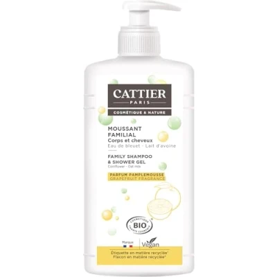 Image de Cattier Moussant Familial au Parfum Pamplemousse 1 L BIO