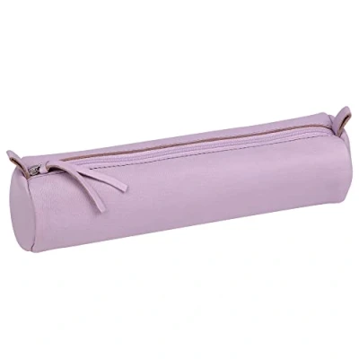 Afbeelding van Clairefontaine 410151C een slim etui, gekleurd leer, 19,5 x 2,5 4 cm, echt lamsleer, hemelsblauw.