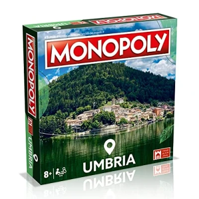 Afbeelding van Winning Moves Monopoly, De mooiste dorpen van Italië, en Umbrië