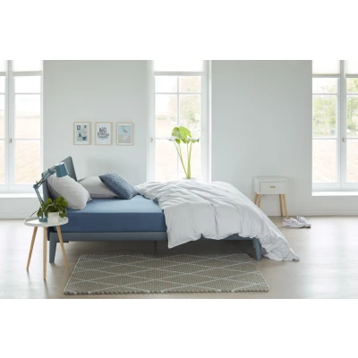 Afbeelding van Hoeslaken Jersey katoen Beddinghouse Blauw