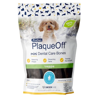 Afbeelding van ProDen PlaqueOff Dental Care Botten Gemüse Mini (340 g)