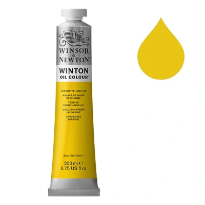Image de Winsor &amp; Newton Winton peinture à l&#039;huile (200 ml) 149 nuance de jaune chrome