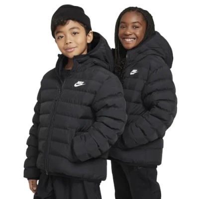 Afbeelding van Nike Sportswear Winterjas voor kinderen, Maat: 122/128, Black/white