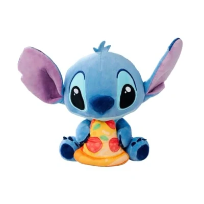 Afbeelding van Pluche Disney Stitch met pizza (25cm) 6315870514NPB