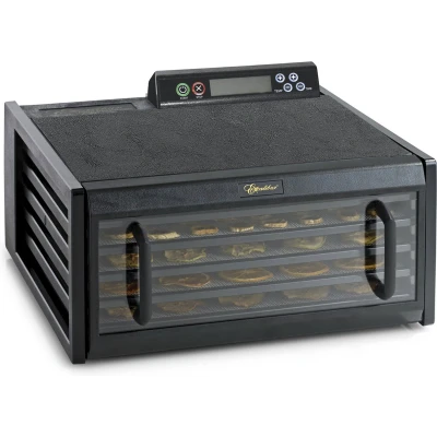 Afbeelding van Excalibur 4548CDBF Voedseldroger Droogoven 5 lades LCD Display Glazen deur