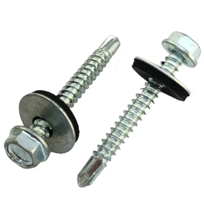 Afbeelding van Zelfborende schroeven met ring 6,3x115 100 stuks
