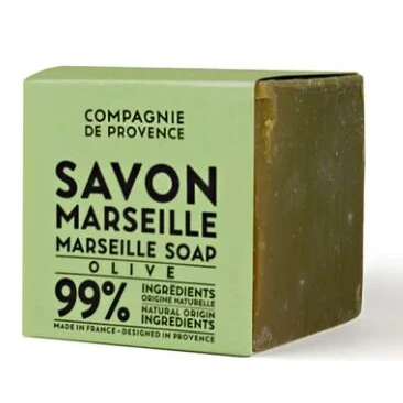 Afbeelding van Compagnie de Provence Savon Marseille en Cube Olive Zeep 400gr