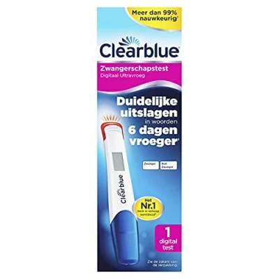 Afbeelding van Clearblue Zwangerschapstest Digitaal Ultravroeg 6 dagen 1 test
