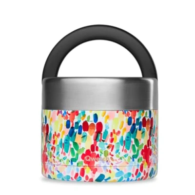 Afbeelding van QWETCH Roestvrijstalen lunchbox met handvat Arty 850 ml Voedselbox voor warme maaltijden 5 uur warm en 7 koud Waterdicht BPA vrij