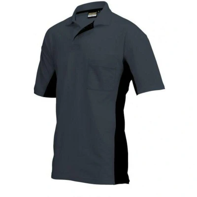 Afbeelding van Tricorp Poloshirt Workwear 202002 180gr Donkergrijs/Zwart Maat 3XL