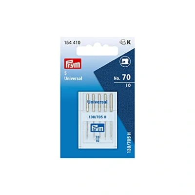 Afbeelding van Prym 154410 standaard naaimachinenaalden 130/705 nr. 70 staal zilver