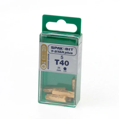 Afbeelding van Spax Schroefbit T Star Plus Torx 40 Set Van 5 Stuks