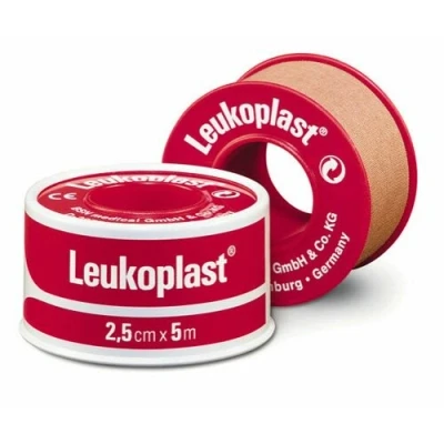 Afbeelding van Leukoplast Plakband voor normale huid, 5 m x 2,5 cm, 12 stuks