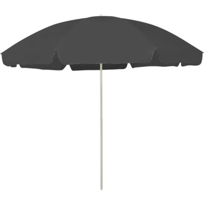Afbeelding van vidaXL Strandparasol 300 cm antracietkleurig