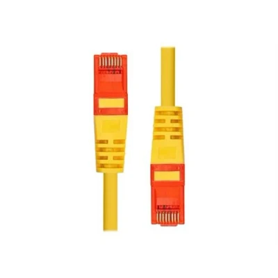 Image de ProXtend Cordon de raccordement RJ 45 (M) pour 30 cm 5 mm UTP CAT 6 IEEE 802.3af démarré, sans crochet, bloqué jaune