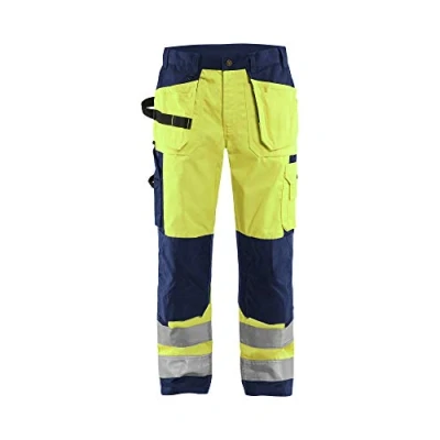 Afbeelding van Blaklader Werkbroek High Vis 1533 1860 Geel/Marineblauw