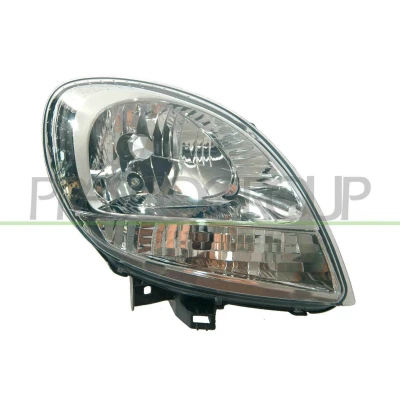 Afbeelding van PRASCO RN9174803 Koplampen rechts H4 Wit Met knipperlamp voor rechtsrijdend verkeer lamphouder Zonder afregelmotor LWR