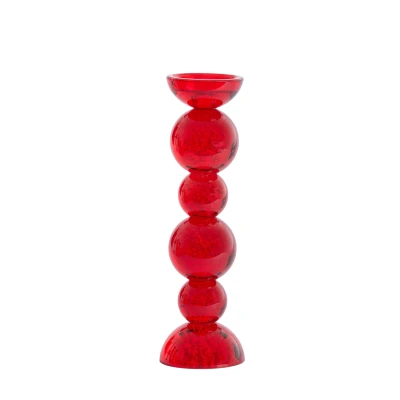 Afbeelding van Light &amp; Living Kandelaar ITINGA Ø9.5x34cm Rood