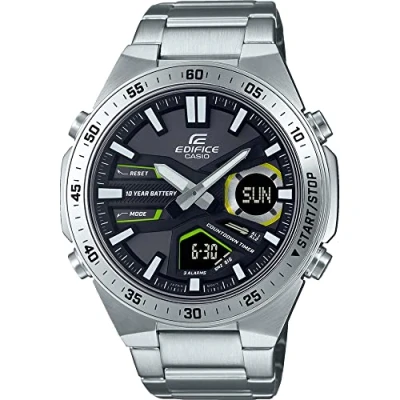 Afbeelding van Casio Edifice EFV C110D 1A3VEF Herenhorloge 46,9 mm Zilverkleurig