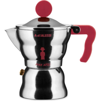 Afbeelding van Alessi Percolator Moka AAM33/1 R 1 kops door Alessandro Mendini