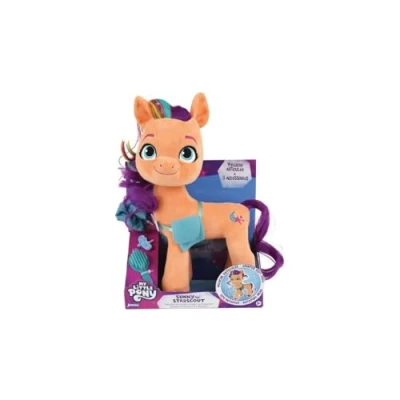 Image de My Little Pony Peluche sunny articulée +/ 30 cm avec 3 accessoires