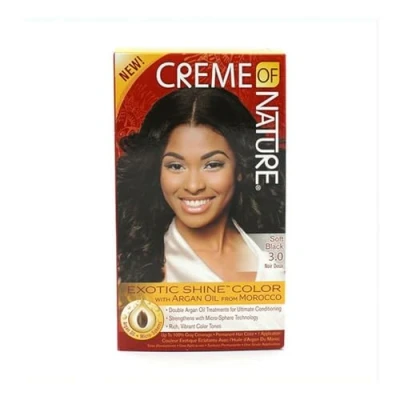 Afbeelding van Creme of Nature Argan Oil Exotic Shine Hair Colour 3.0 Soft Black