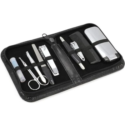 Afbeelding van Lifetime Manicure en Pedicureset Reisset In Etui (9 delig)