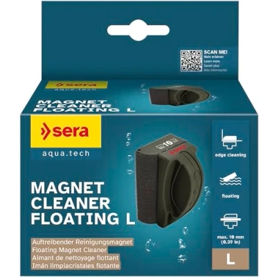 Afbeelding van sera Drijvende reinigingsmagneet voor een glasdikte tot 10 mm