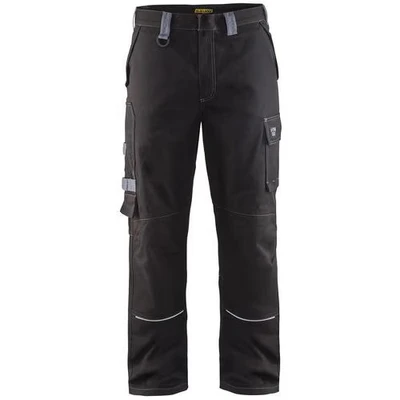Image de Pantalon retardant flamme noir/gris