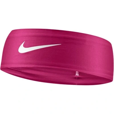 Afbeelding van Nike Performance FURY Classic Headband Oorwarmers, Dames, Maat: One Size, Vivid pink/white