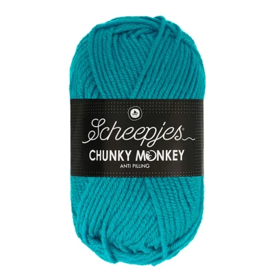 Afbeelding van Scheepjes Chunky Monkey 100g 2012 Deep Turquoise Blauw