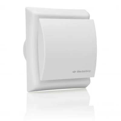 Afbeelding van Itho Daalderop BTV N203HT badkamerventilator 75 m3/h met nalooptimer en vochtsensor. Artikelnr: 53 00353
