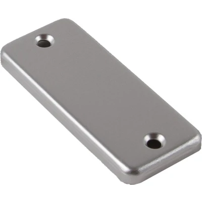 Afbeelding van Ami Afdekrozet Rechthoek 83x34x7mm blind aluminium F 1