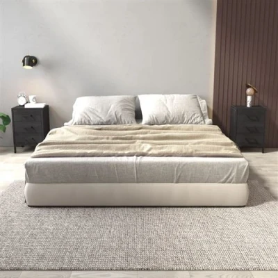 Afbeelding van vidaXL Nachtkastjes 2 st 40x30x55 cm massief grenenhout zwart