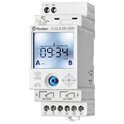 Afbeelding van Interruttore Orario Astronomico Settimanale NFC 1 Scambio 16A finder 12.A2