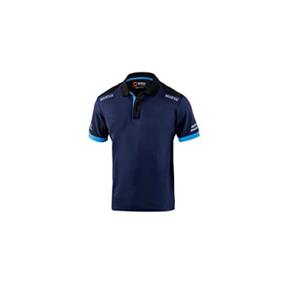 Afbeelding van Sparco TECH Polo Marineblauw/Blauw maat L