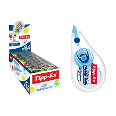Afbeelding van Tipp ex correctieroller mini pocket mouse fashion doos met 10 stuks