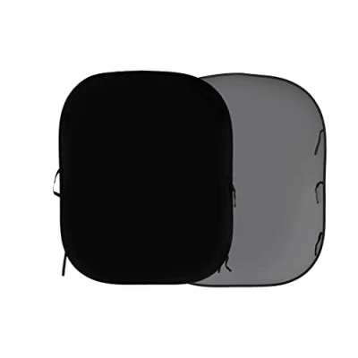 Afbeelding van Manfrotto LL LB56GB Plain Collapsible 150x180cm black/mid grey