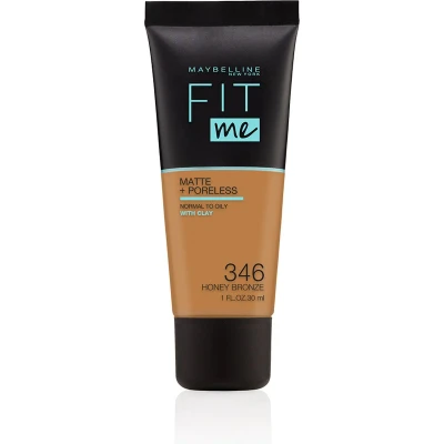 Afbeelding van Maybelline Fit Me Matte + Poreless Foundation 346 Honey Bronze