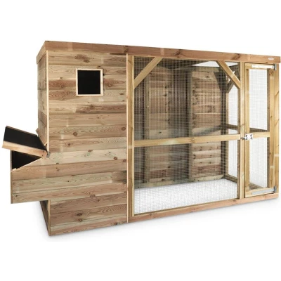 Afbeelding van Voldux Kippenhok Toon Links 300x120x190 cm Naturel