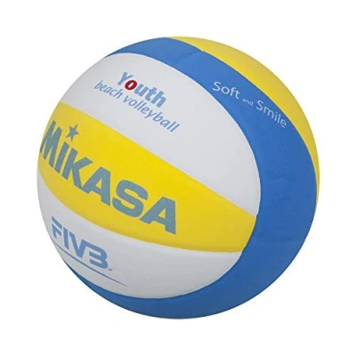 Image de Mikasa ballon sbv youth de beach volley bleu blanc jaune 5 1629